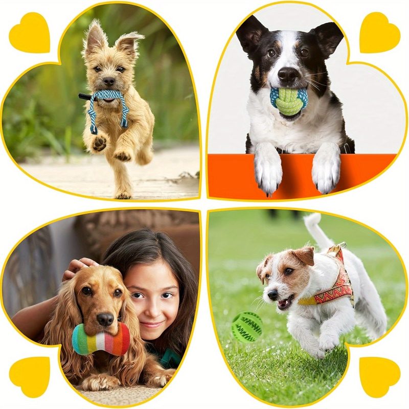 25pcs Luxury Dog Chew Toys for Puppy, Dog Toys with Ropes Puppy Chew Toys, Treat Ball And Squeaky Puppy Toys for Teething Small Dogs - Image 6