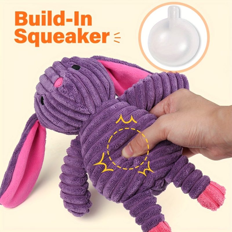 [Value Bundle] Plush Dog Squeaky Toys | Pack Of 5 | For Small Medium Large Dogs - Image 4
