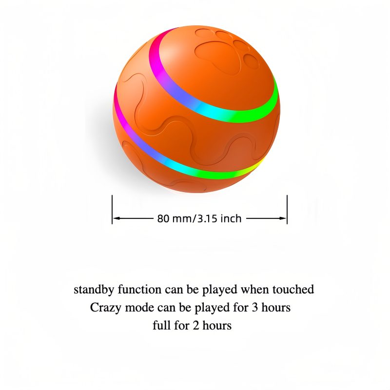 2025 New Remote control and automaticBall Shaky Toy for Dogs, Upgrade Interactive Dog Ball, Pet Bounce Ball, Vibrating Dog Ball, Automatic Moving Dog Toy Ball, USB Rechargeable Shaking Pet Ball - Image 2