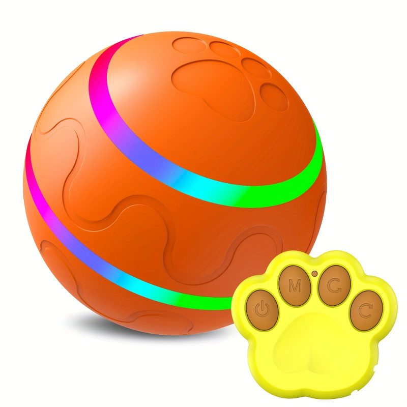 2025 New Remote control and automaticBall Shaky Toy for Dogs, Upgrade Interactive Dog Ball, Pet Bounce Ball, Vibrating Dog Ball, Automatic Moving Dog Toy Ball, USB Rechargeable Shaking Pet Ball - Image 6