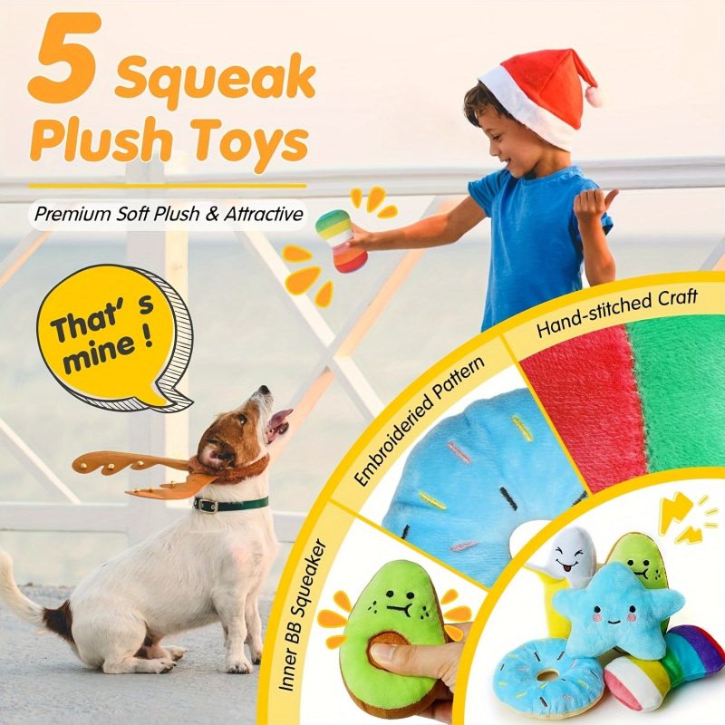 25pcs Luxury Dog Chew Toys for Puppy, Dog Toys with Ropes Puppy Chew Toys, Treat Ball And Squeaky Puppy Toys for Teething Small Dogs - Image 5
