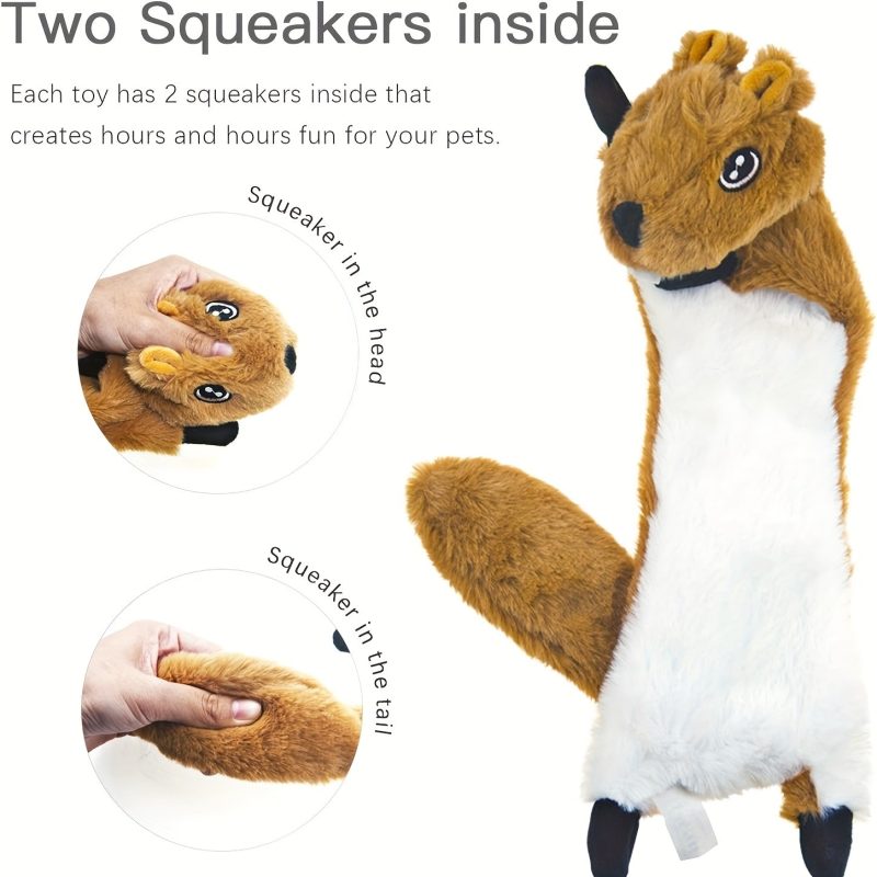5pcs Set Of Squeaking Toys For Dogs, Pet Wrinkle Toys Without Stuffed Animal Plush, Large And Medium-sized Dogs Chew, And Dogs Can Carry Things When Bored - Image 4